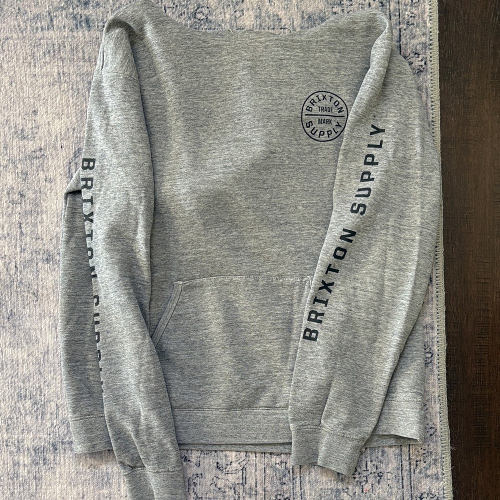 Brixton Heather Gray Crewneck Sweater